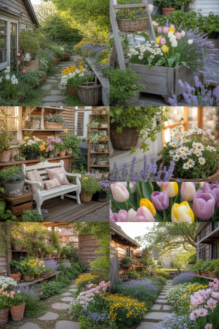 23 Small Spring Flower Garden Ideas for Tiny Yards