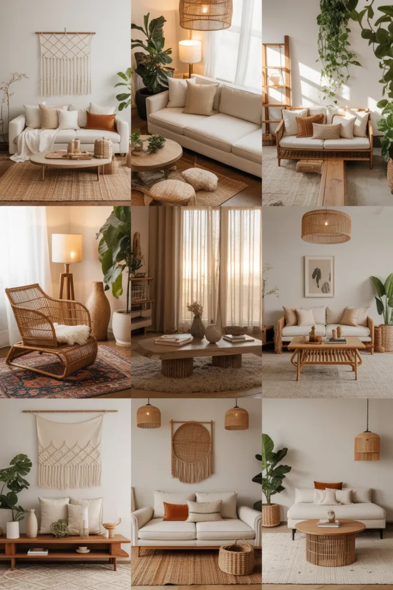 23 Affordable Modern Bohemian Living Room Ideas on a Budget