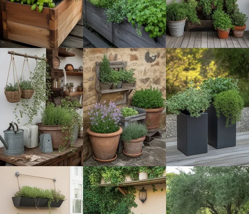 23 Trendy Outdoor Herb Garden Ideas for a Stylish Backyard